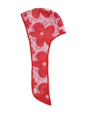 ELISE floral-print snood - Red