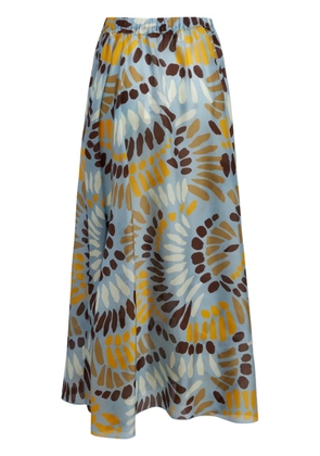 jucca approved printed-pattern skirt - Blue