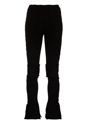 Talia Byre Warm Up knitted flared trousers - Black