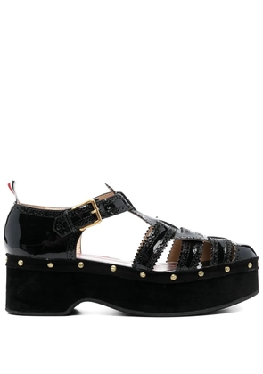 Thom Browne Fisherman caged platform sandals - Black