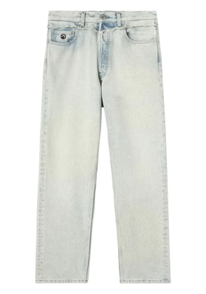 AMBUSH frayed straight-leg jeans - Blue