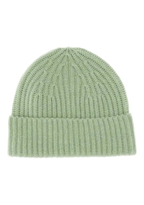 Lisa Yang ribbed wool beanie - Green