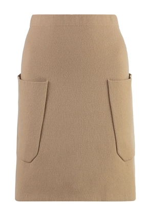 Malo cashmere skirt - Neutrals