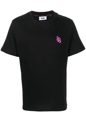 GCDS graphic-print cotton T-shirt - Black