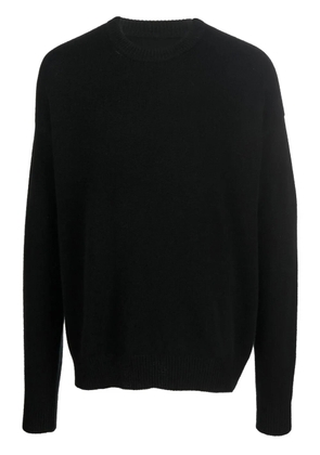 Jil Sander crew-neck cashmere jumper - Black