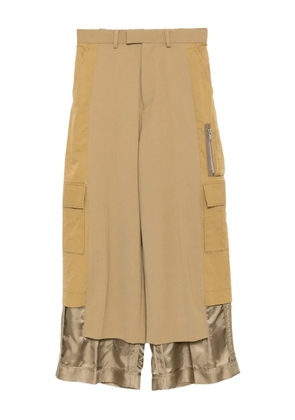 Undercover wool-blended trousers - Brown