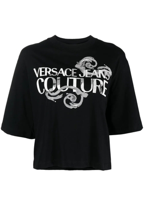 Versace Jeans Couture logo-print cotton T-shirt - Black