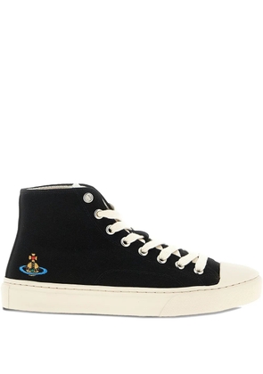 Vivienne Westwood high-top orb-detail sneakers - Black