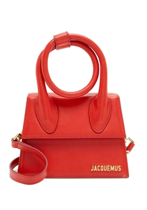 Jacquemus Pre-Owned Le Chiquito Noeud leather top-handle bag - Red