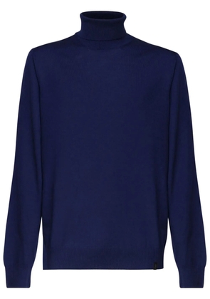 Fay turtleneck wool jumper - Blue