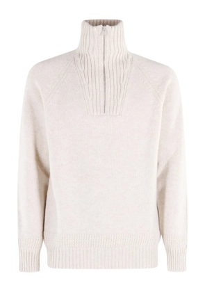 Fay elbow-patches sweater - Neutrals