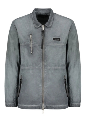 ISO.POETISM distress-effect jacket - Grey