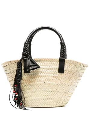 Alanui small Icon Palm Leaf tote bag - Neutrals
