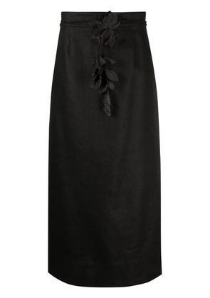 ZIMMERMANN Luminosity pencil midi skirt - Black