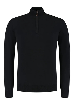 DORIANI half-zip sweater - Black