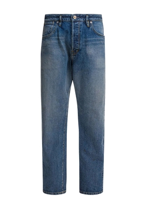 nonnative button-fly straight-leg jeans - Blue