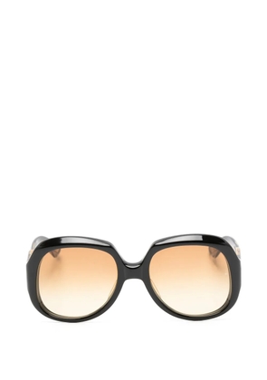 Jacques Marie Mage John & Yoko Ocean Child oversized sunglasses - Black