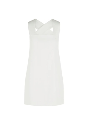 KHAITE Mella square-neck mini dress - White