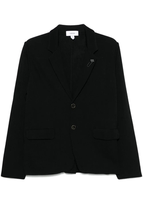 Lardini brooch-detail blazer - Black