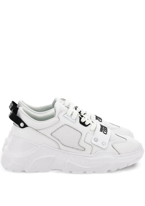 Versace Jeans Couture mesh-panelled sneakers - White