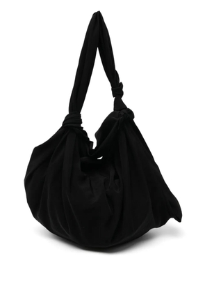 Y's mini crepe de chine tote bag - Black