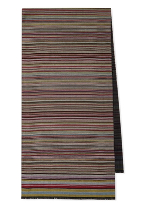 Paul Smith Signature Stripe scarf - Red