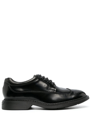 Hogan leather lace-up Oxford shoes - Black