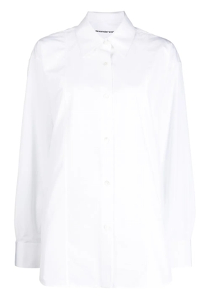Alexander Wang long-sleeve cotton shirt - White