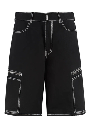 Givenchy contrast-stitching shorts - Black