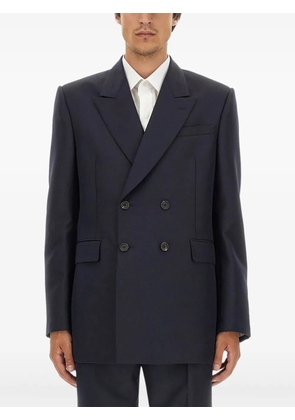 Alexander McQueen double-breasted blazer - Blue