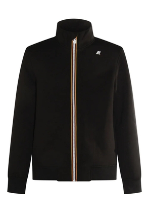 K-Way zip-detail track jacket - BLACK PURE