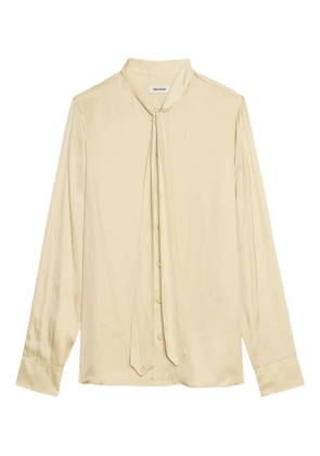 Zadig&Voltaire Tulba satin shirt - Neutrals