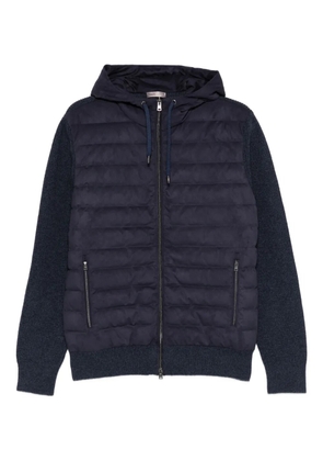 Herno Resort quilted-hooded jacket - Blue