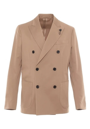 Lardini double-breasted blazer - Neutrals