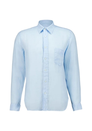 120% Lino long-sleeve shirt - Blue
