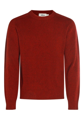 Altea crew-neck long-sleeve sweater - Red