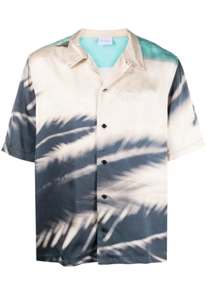 BLUE SKY INN logo-embroidered graphic-print shirt