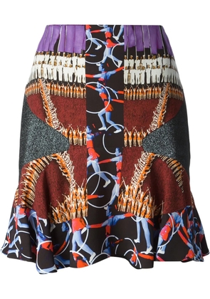 Peter Pilotto 'Ceremony' print skirt - Multicolour