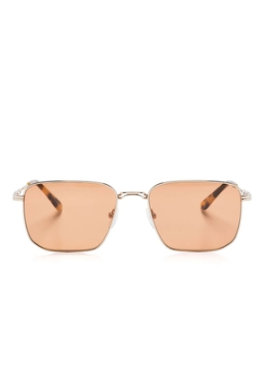 Calvin Klein navigator-frame sunglasses - Gold