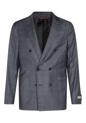 Canali double-breasted wool blazer - Grey
