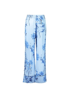 Borgo De Nor floral havana trousers - Blue