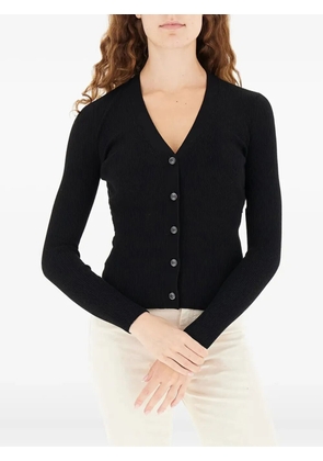 Weekend Max Mara ribbed V-neck cardigan - Black