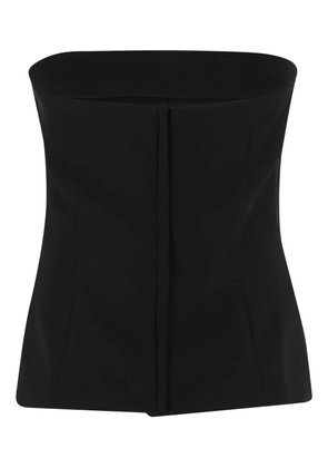 Federica Tosi strapless seam-detail top - Black