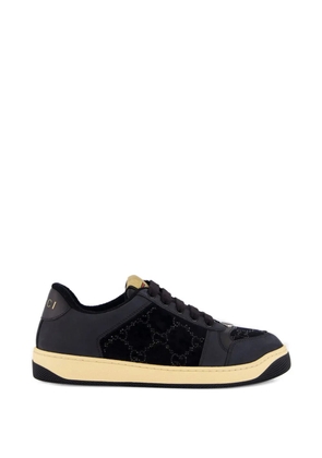 Gucci logo-detail quilted sneakers - Black