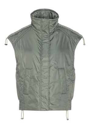 PINKO zip-fastening sleeveless down gilet - Green