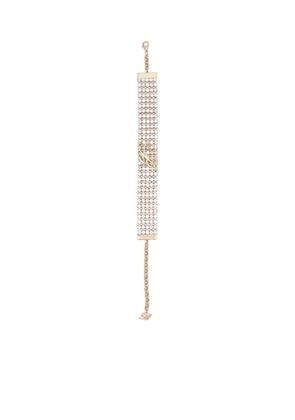 Blumarine crystal-embellished necklace - Gold