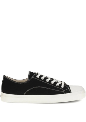 Moschino lace-up canvas sneakers - Black
