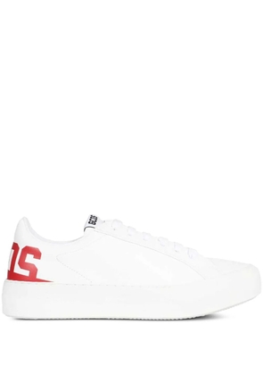 GCDS logo-print sneakers - White