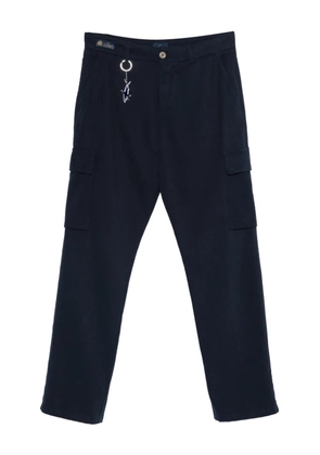 Paul & Shark logo-charm cargo pants - Blue