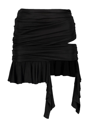 ANDREĀDAMO ruffled mini skirt - Black
